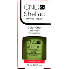 CND SHELLAC LIMEADE UV COLOR COAT - GEL NAIL POLISH