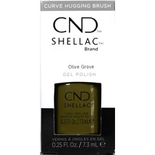 CND SHELLAC OLIVE GROVE - UV GEL NAIL POLISH
