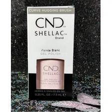 CND SHELLAC - POINTE BLANC UV COLOR COAT GEL NAIL POLISH