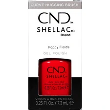 CND SHELLAC POPPY FIELDS - UV GEL NAIL POLISH