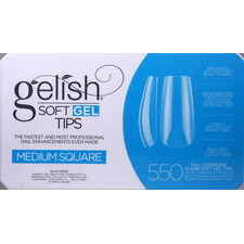 HARMONY GELISH - SOFT GEL TIPS - MEDIUM SQUARE 550CT