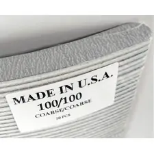 BANANA NAIL FILE 100/100 GRIT COARSE - 50 PACK