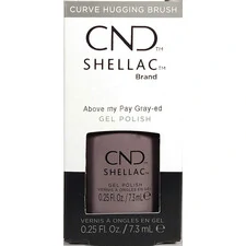 CND SHELLAC ABOVE MY PAY GRAY-ED