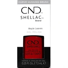 CND SHELLAC MAPLE LEAVES GEL POLISH