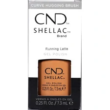 CND SHELLAC RUNNING LATTE - GEL POLISH