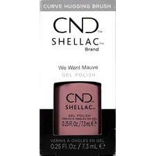 CND SHELLAC WE WANT MAUVE GEL POLISH