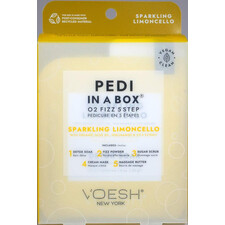 VOESH SPARKLING LIMONCELLO O2 FIZZ 5 STEP PEDI IN A BOX