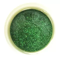 LAQUEE RETTE - UV NAIL GEL - GLITTER GREEN .5OZ (14G)