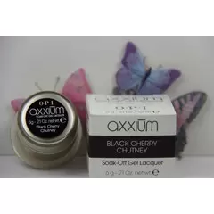 AXXIUM OPI SOAK-OFF GEL LACQUER BLACK CHERRY CHUTNEY 6G - 0.21 OZ