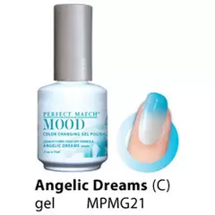 LECHAT ANGELIC DREAMS CREAM PERFECT MATCH MOOD COLOR CHANGING GEL POLISH MPMG21