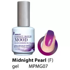 LECHAT MIDNIGHT PEARL FROST PERFECT MATCH MOOD COLOR CHANGING GEL POLISH MPMG07