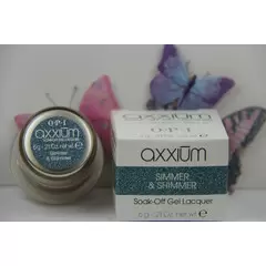 AXXIUM OPI SOAK-OFF GEL LACQUER SIMMER & SHIMMER 6G / 0.21 OZ