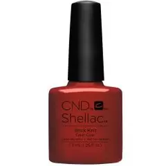 CND SHELLAC BRICK KNIT GEL COLOR COAT 7.3 ML / 0.25 FL. OZ