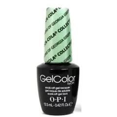 GEL COLOR BY OPI VISIONS OF GEORGIA GREEN