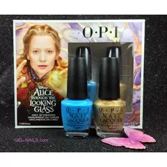 OPI ALICE THROUGH THE LOOKING GLASS COLLECTION NAIL LACQUER DUO