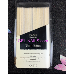 OPI FILES WHITE BOARD 120 GRIT 48 PCS