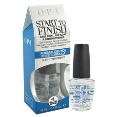 OPI START TO FINISH BASE COAT TOP COAT NAIL STRENGTHENER .5OZ 15ML