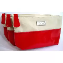 NICE MAKEUP BAG WHITE & RED BY OPI