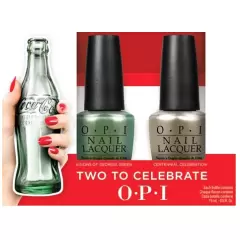 OPI COCA COLA DUO LACQUER SET TWO TO CELEBRATE