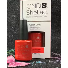 BIG - CND SHELLAC FINE VERMILION 91748 GEL COLOR COAT 15 ML / 0.5 FL. OZ