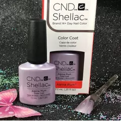 CND SHELLAC ALPINE PLUM 91687 GEL COLOR GLACIAL ILLUSION COLLECTION 7.3 ML - 0.25 OZ