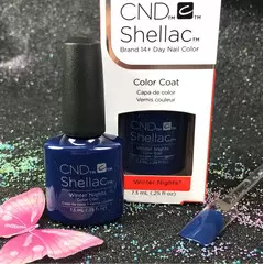CND SHELLAC WINTER NIGHTS 91683 GEL COLOR GLACIAL ILLUSION COLLECTION 7.3 ML - 0.25 OZ