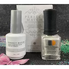 LECHAT CRESCENT HALO PMS219 PERFECT MATCH MOON GODDESS COLLECTION GEL POLISH & NAIL LACQUER 2-.5OZ 15ML