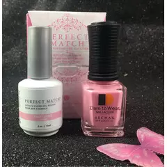 LECHAT FAIRY DUST FAIRY COLLECTION PERFECT MATCH GEL POLISH & NAIL LACQUER PMS193 -.5OZ/15ML