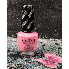 OPI ELECTRIFYIN’ PINK NLG54 NAIL LACQUER LEATHER-LIKE FINISH SHADES GREASE COLLECTION