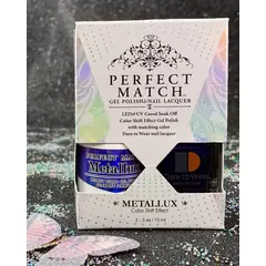 LECHAT NARWHAL METALLUX MLMS08 PERFECT MATCH GEL POLISH & NAIL LACQUER