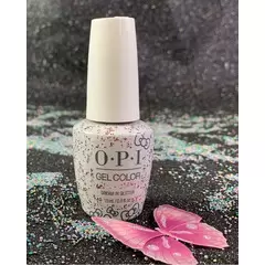 OPI DREAM IN GLITTER GELCOLOR HPL14 HELLO KITTY 2019 HOLIDAY COLLECTION