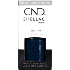 CND SHELLAC TEAL TIME - UV GEL NAIL POLISH