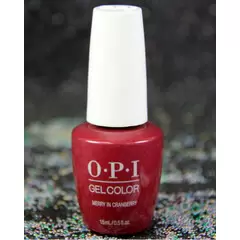 OPI GELCOLOR MERRY IN CRANBERRY #HPM07