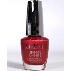 OPI INFINITE SHINE PAINT THE TINSELTOWN RED #HRN21