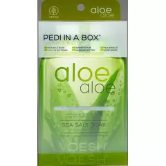 VOESH ULTIMATE PEDICURE IN A BOX 6 IN 1 - SOAK, SCRUB, MASQUE, MASSAGE - ALOE VERA