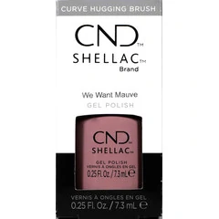 CND SHELLAC WE WANT MAUVE GEL POLISH