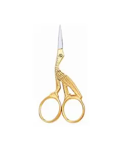 STOCK NAIL SCISSOR / GOLD PLATED 9CM