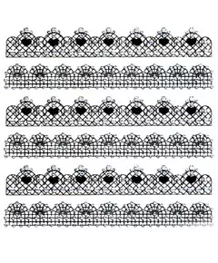 3D DETAILED NAIL STICKERS WITH RHINESTONES LR_N08_B