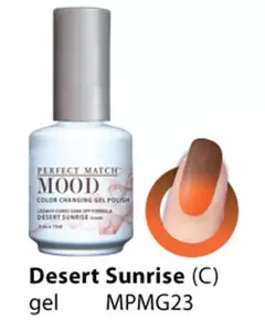 LECHAT DESERT SUNRISE PERFECT MATCH MOOD COLOR CHANGING GEL POLISH MPMG23