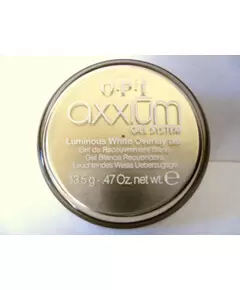 OPI AXXIUM LUMINOUS WHITE OVERLAY GEL 13.5G-.47 OZ