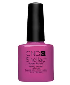 CND SHELLAC SULTRY SUNSET UV COLOR COAT - GEL NAIL POLISH