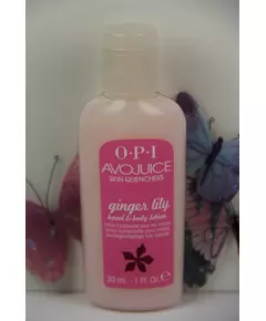 OPI AVOJUICE GINGER LILY HAND & BODY LOTION 30ML-1OZ