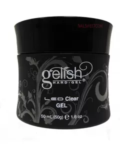 GELISH HARD GEL - LED CLEAR NAIL GEL - 50ML - 1.6 OZ