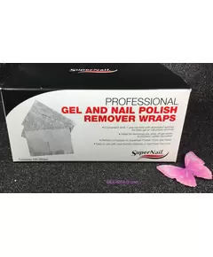 GEL AND NAILS POLISH REMOVER WRAPS PROFESSIONAL 100PCS