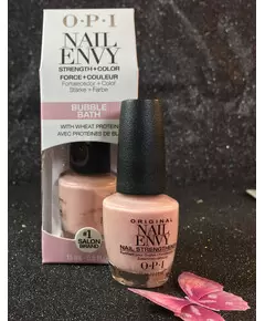 OPI NAIL ENVY BUBBLE BATH WHEAT PROTEIN & CALCIUM NT222 STRENGTH + COLOR
