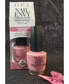 OPI NAIL ENVY HAWAIIAN ORCHID WHEAT PROTEIN & CALCIUM NT220 STRENGTH + COLOR