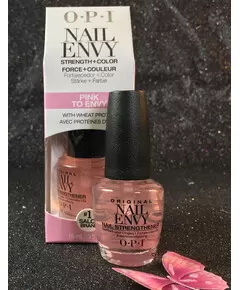 OPI NAIL ENVY PINK WHEAT PROTEIN & CALCIUM NT223 STRENGTH + COLOR