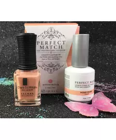 LECHAT HONEYBUNS PMS215 PERFECT MATCH EXPOSED COLLECTION GEL POLISH & NAIL LACQUER 2 - 0.5 OZ 15ML
