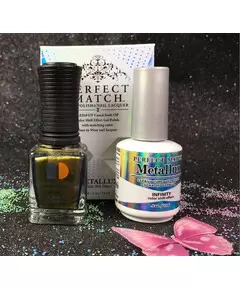 LECHAT PERFECT MATCH METALLUX INFINITY MLMS01 GEL POLISH & NAIL LACQUER 2-.5OZ/15ML