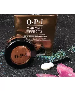 OPI CHROME EFFECTS BRONZED BY THE SUN MIRROR-SHINE NAIL POWDER CP002